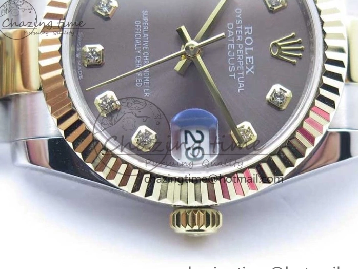 YG SS Maker 278273 Dial Diamonds YG Bracelet Datejust 31mm Best Gray Edition SS BP on Oyster 0127